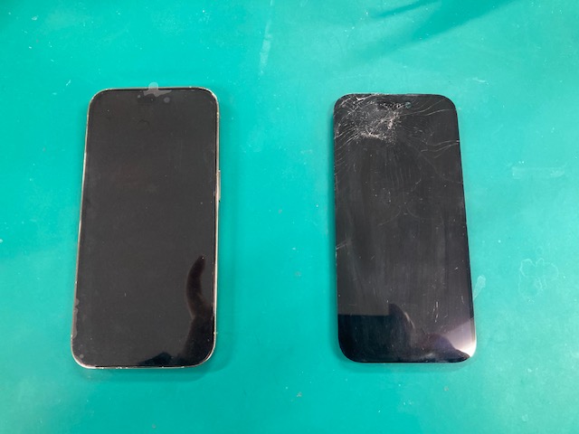 iPhone 14 Pro の画面交換を行いました。